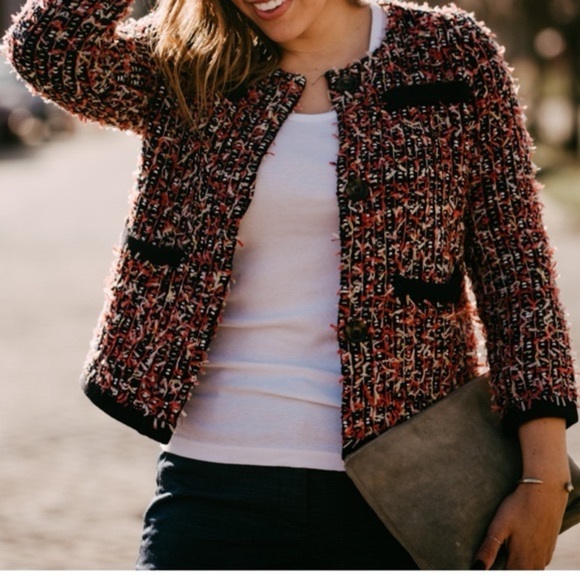 Ann Taylor Lady Jacket Cardigan Sz Large - Picture 2 of 7